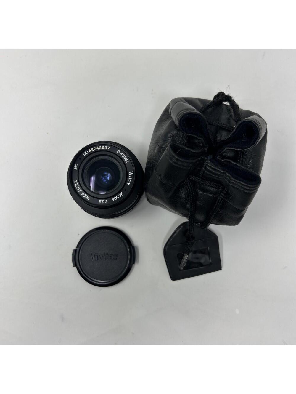 Vivitar MC 28mm Wide Angle Lens f 1:2.8 Vtg Camera Lens 1:28